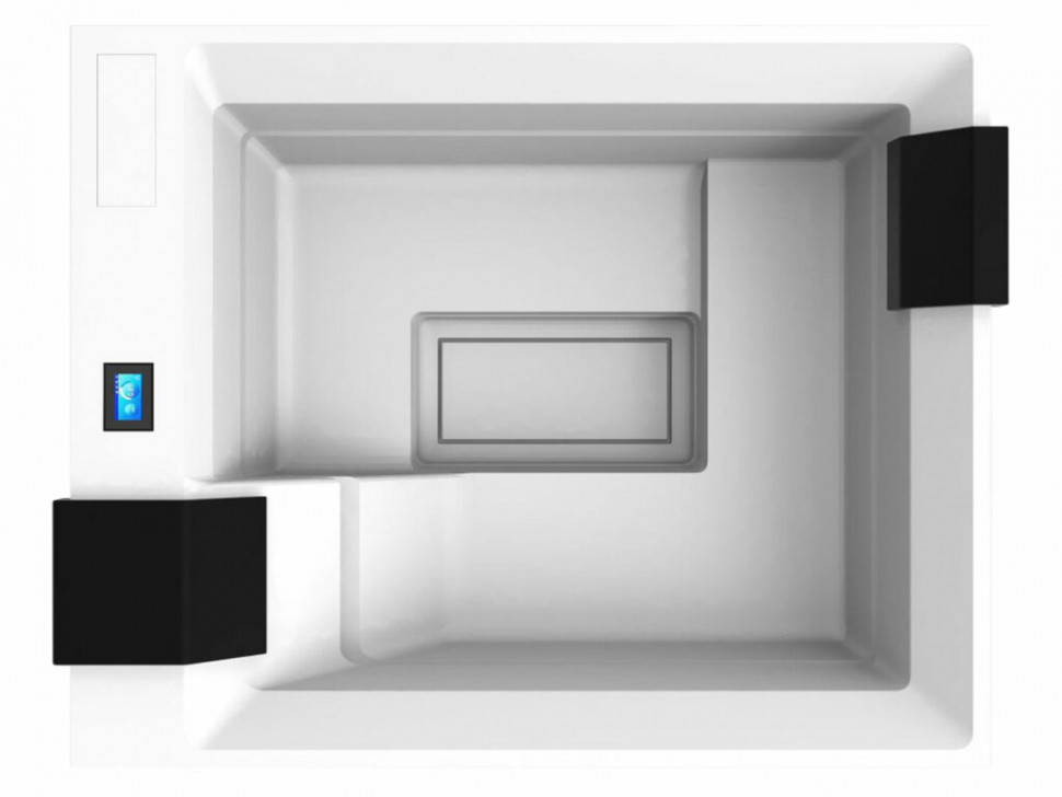 Гидромассажный СПА бассейн Spa Natural Paolo Ferralli Minimalista (рис.2)